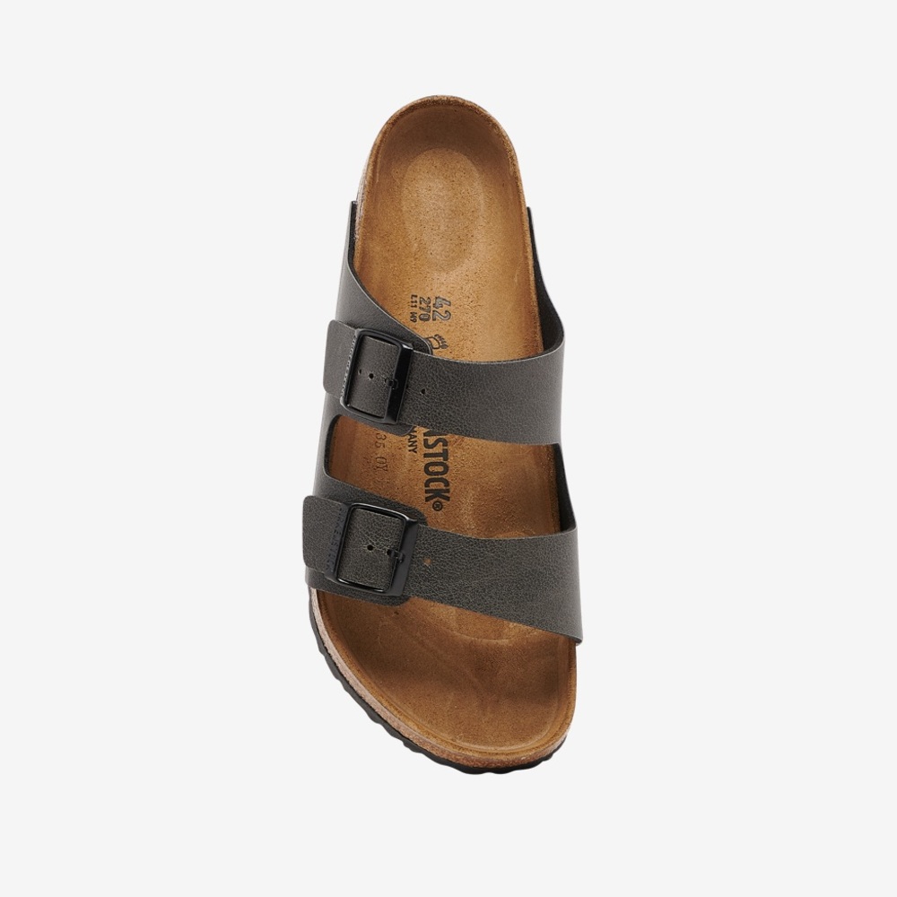 Birkenstock Arizona Mens Sandals Grey/beige - Picture 3 of 4